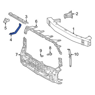 Toyota OE - Front Outer Bumper Cover Bracket