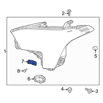 Toyota OE - Right Headlight Bracket