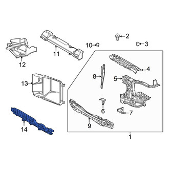 Toyota OE - Front Lower Radiator Support Air Deflector