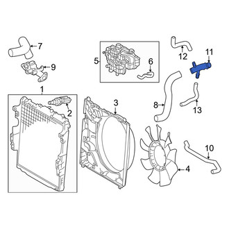 Toyota OE - Engine Coolant Inlet Flange