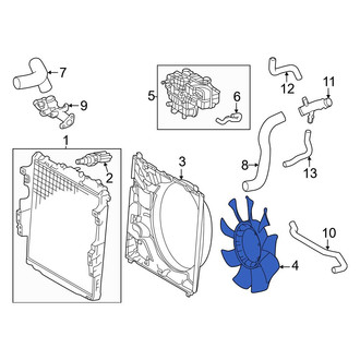 Toyota OE - Engine Cooling Fan Clutch Blade