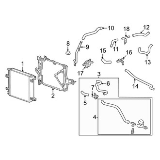 Toyota OE - Cooling - Radiator & Components (Auxiliary)