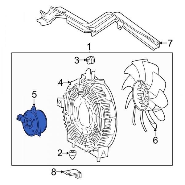 Engine Cooling Fan Motor