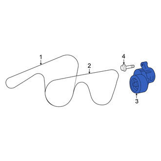 Toyota OE - Left Accessory Drive Belt Tensioner Assembly