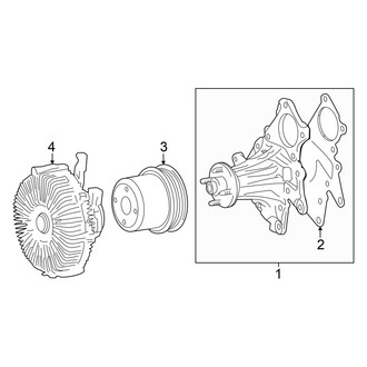 Toyota OE - Cooling - Water Pump (1794 Edition / Capstone / Limited / Platinum / SR / SR5 / TRD Pro)