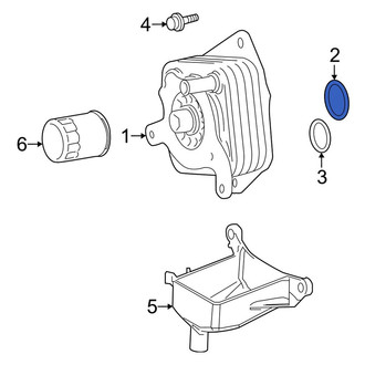 Toyota OE - Engine Oil Cooler O-Ring