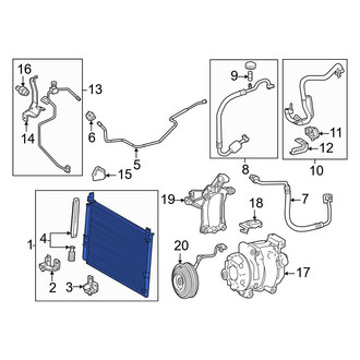 Toyota OE - A/C Condenser