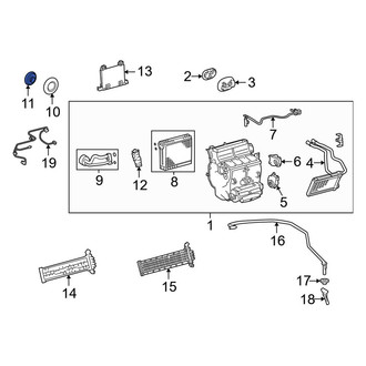 Toyota OE - A/C Refrigerant Line O-Ring