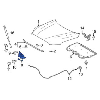 Toyota OE - Front Hood Latch