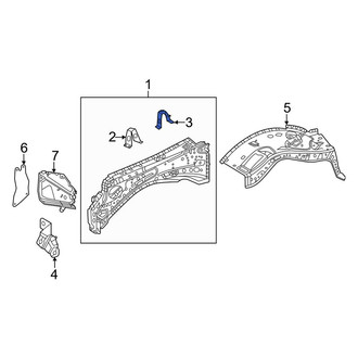 Toyota OE - Rear Left Fender Bracket