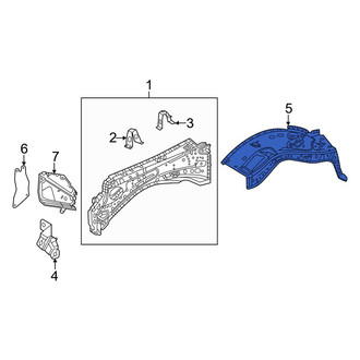 Toyota OE - Front Left Inner Fender Apron