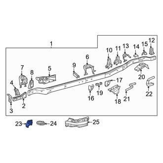 Toyota OE - Front Right Body Mount Cushion