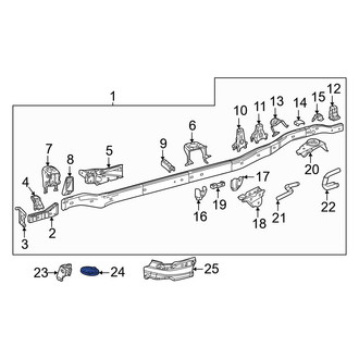 Toyota OE - Rear Right Body Mount Cushion