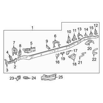Toyota OE - Frame & Components (157" Wheelbase)