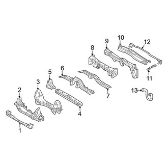 Toyota OE - Frame - Crossmembers & Components (157" Wheelbase)