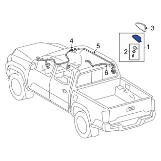 Toyota OE - Radio Antenna Assembly