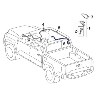 Toyota OE - Rear Antenna Cable