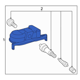 Toyota OE - Tire Pressure Monitoring System (TPMS) Sensor