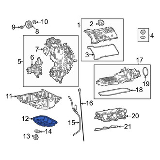 Toyota OE - Lower Engine Oil Pan