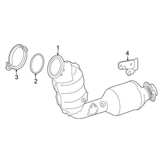 Toyota OE - Exhaust System - Exhaust Components (Catalytic Converter)