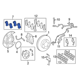 Toyota OE - Front Disc Brake Pad Set