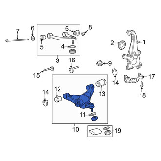 Toyota OE - Front Right Lower Suspension Control Arm