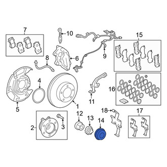 Toyota OE - Wheel Bearing Dust Cap