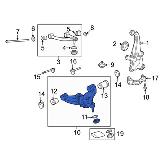 Toyota OE - Front Right Lower Suspension Control Arm
