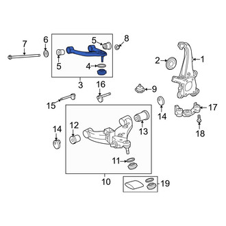 Toyota OE - Front Left Upper Suspension Control Arm