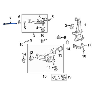 Toyota OE - Front Upper Suspension Control Arm Bolt