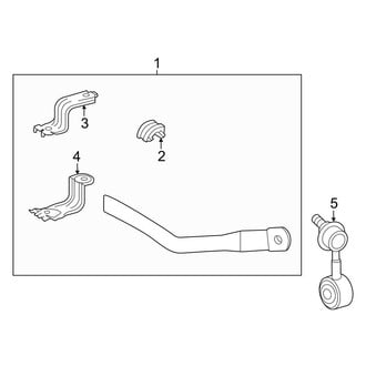 Toyota OE - Front Suspension - Stabilizer Bar & Components