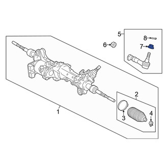 Toyota OE - Outer Steering Tie Rod Nut