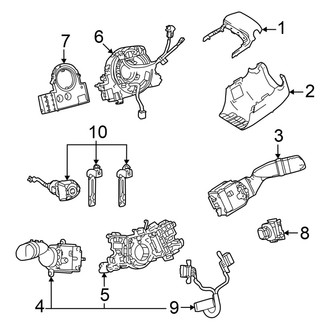 Toyota OE - Steering Column - Shroud, Switches & Levers