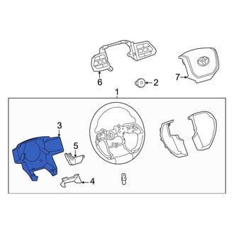 Toyota OE - Outer Steering Wheel Back Cover