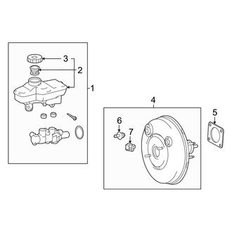 Toyota OE - Cab - Components on Dash Panel (Limited / SR / SR5 Double Cab)