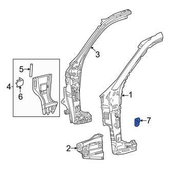 Toyota OE - Front Left Fender Bracket