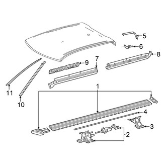 Toyota OE - Cab - Exterior Trim (Double Cab)