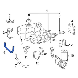 Toyota OE - Front Brake Hydraulic Hose