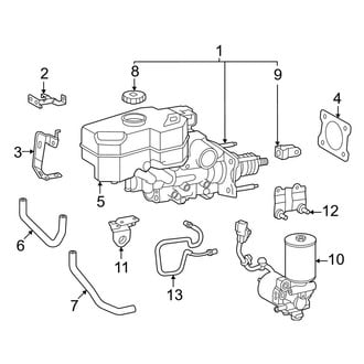 Toyota OE - Cab - Components on Dash Panel