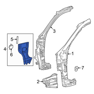 Toyota OE - Right Lower Inner Body A-Pillar