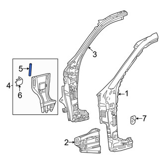 Toyota OE - Left Body A-Pillar Brace