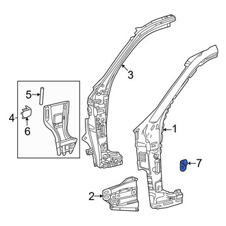 Toyota OE - Front Left Fender Bracket