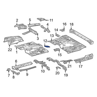 Toyota OE - Trunk Floor Access Cover