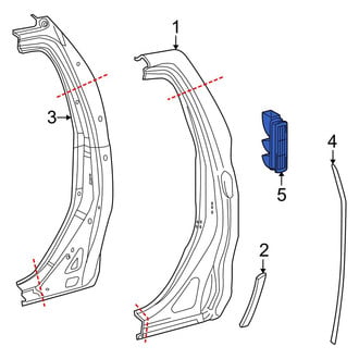 Toyota OE - Rear Quarter Panel Vent