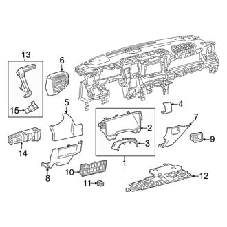 Toyota OE - Instrument Panel Components (Driver Side)