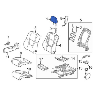 Toyota OE - Front Left Headrest