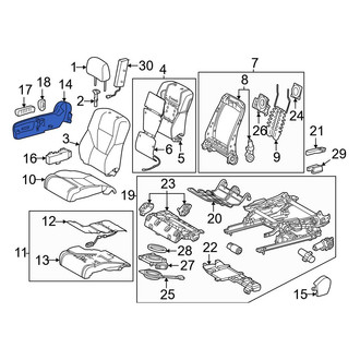 Toyota OE - Front Right Outer Seat Trim Panel