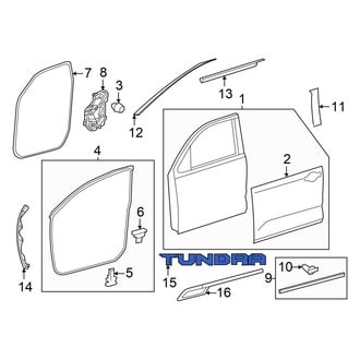 Toyota OE - Rear Door Emblem