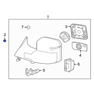 Toyota OE - Roof Luggage Carrier Side Rail Nut