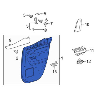 Toyota OE - Rear Right Outer Door Outer Panel
